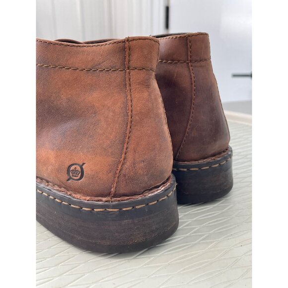 Born Harrison Boots Size 9 Lace Up Brown Leather Chukka Boots Casual Workwear main image 4